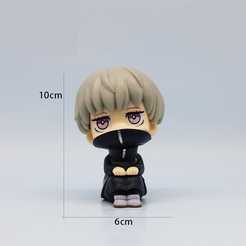 Nová sada 5 ks Jujutsu Kaisen Roztomilý Yuji Itadori Gojo Satoru Q Ver. PVC Akční figurky Anime Figurka Model Hračky Sběratelská Panenka Dárek