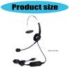 Corded Telephone Headset with Microphone Call Center Telephone Headphone Noise Cancelling Landline Phone Headset