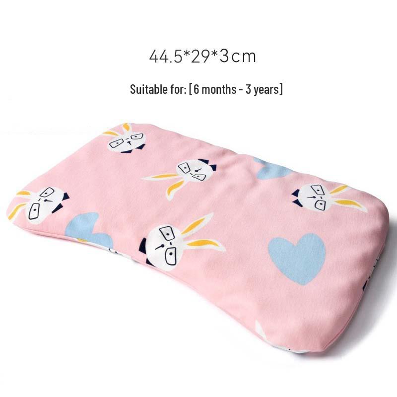 

Mushi Silicone Pillow for Kids - Suitable for 6 Months to 6 Years, Year-Round Comfort 44.5 x 29 x 3/6 cm