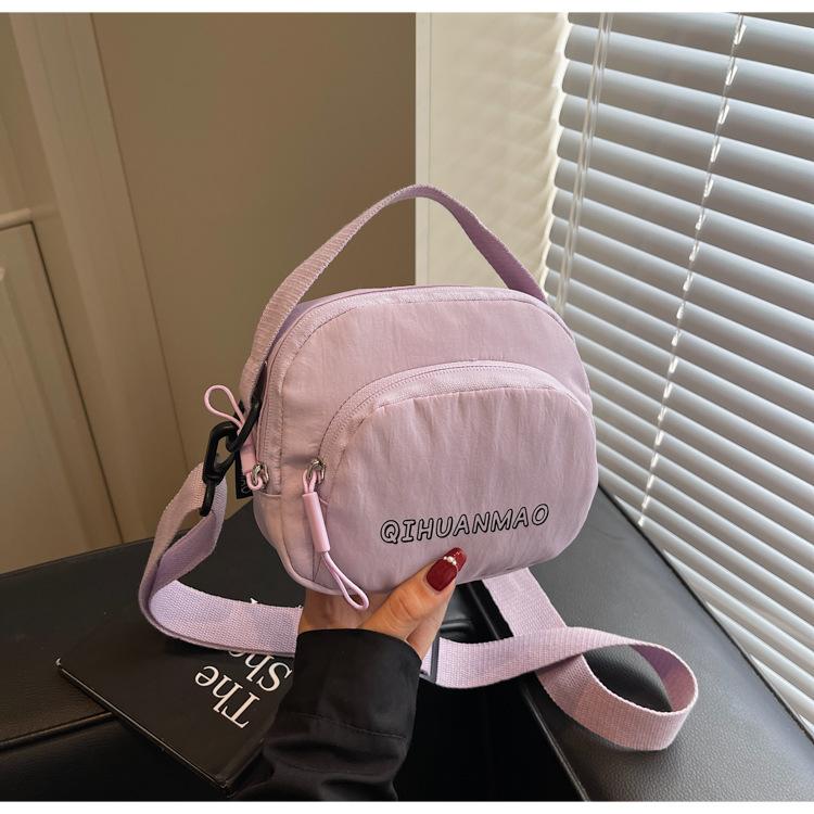 Summer New Women's Bag Canvas Bag Fashion Versatile Niche Shoulder Bag Girl Messenger Bag