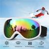 Spherical Anti-fog Ski Goggles With Dual Lens Design, Suitable for Both Men and Women, Providing Windproof and UV Protection