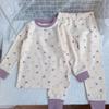 Baby Girl Winter Pajama Set - Warm Printed Long Johns for Toddlers & Kids