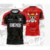 One Piece Anime Luffy Gear 5 3D Print Football Jersey For Men Tshirt Summer Sports Polo Shirt Casual Cosplay Tees Kids/Adult Top