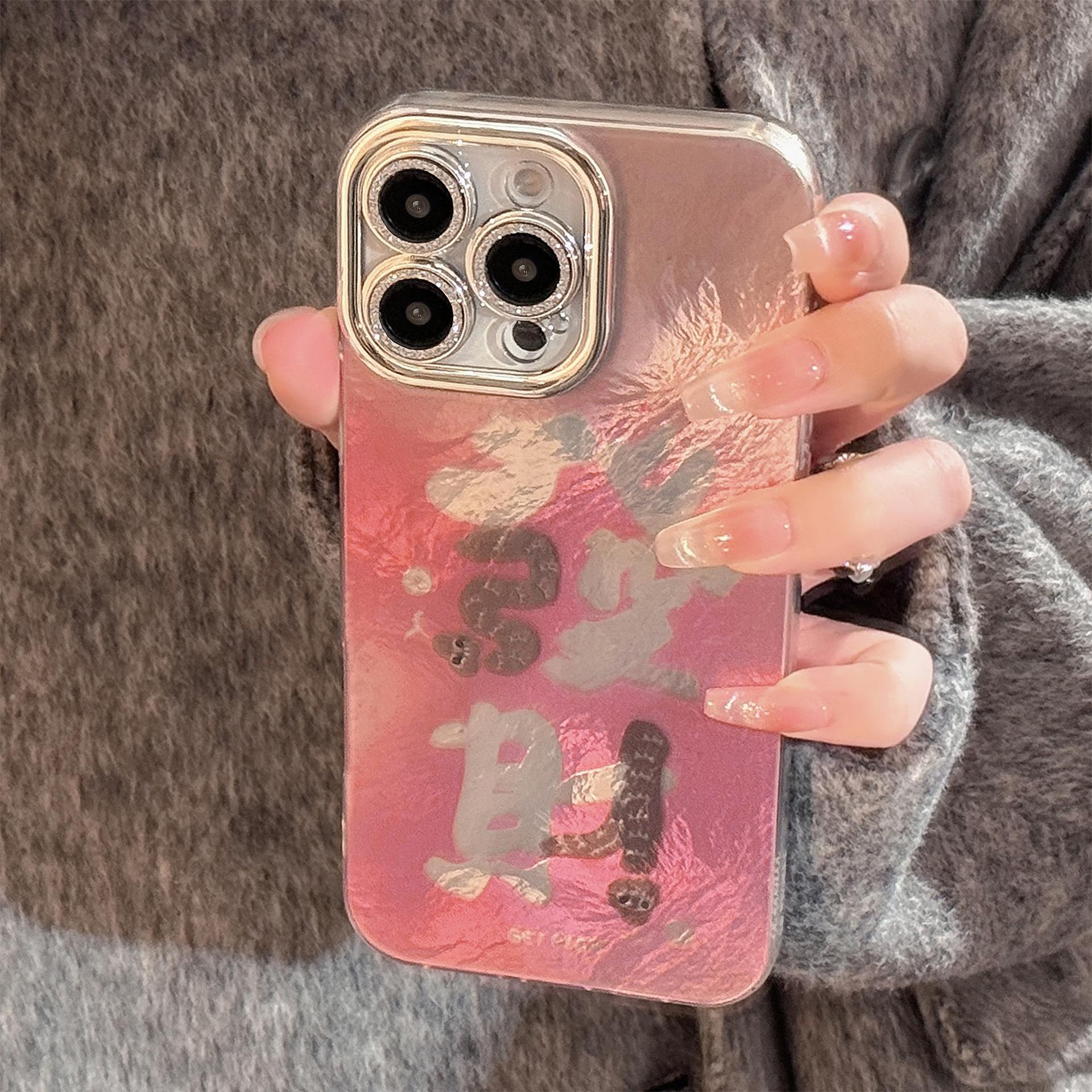 

Fun Text about Getting Rich in The Year of The Snake for 16 for Apple 17 Promax Phone Case for IPhone 14 Cute 13 All Inclusive 11 7/8/SE2020