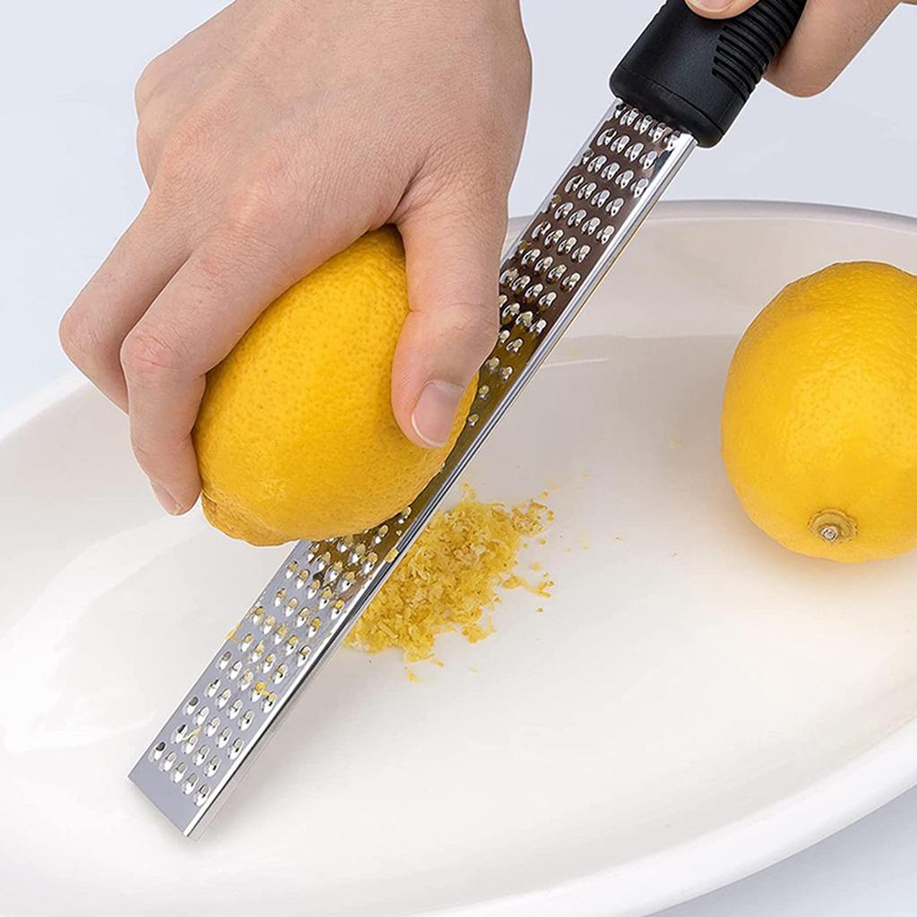 Non-Slip Stainless Steel Lemon Cheese Grater Kitchen Gadget Cheese Shredder Cooking Utensil for Home Restaurant And Hotel Use