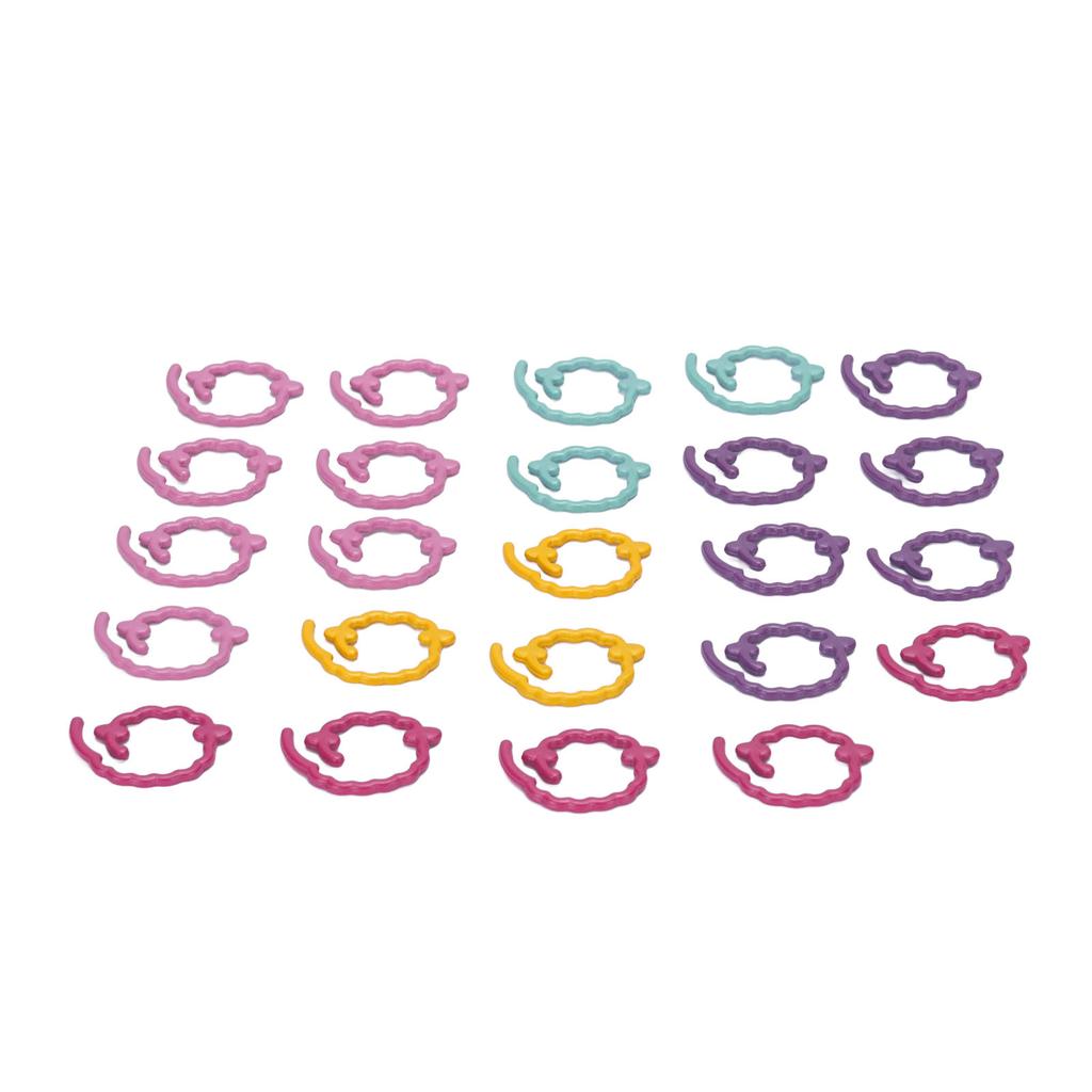 24Pcs Knitting Stitch   s Zinc Alloy Spiral Sheep Patt n Knitting   s for Fabric Crafts