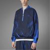 Adidas Originals Kangaroo Pocket Half-Zip Color Block Baseball Jacket Men Jackets Blue HC0426
