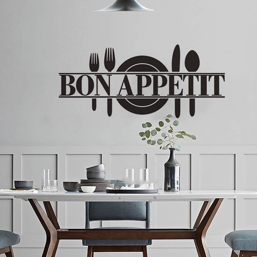 Adesivi Murali Parole Regole Cucina Caldi Rimovibili Decalcomania Decorazione Casa Vinile Arte Murale