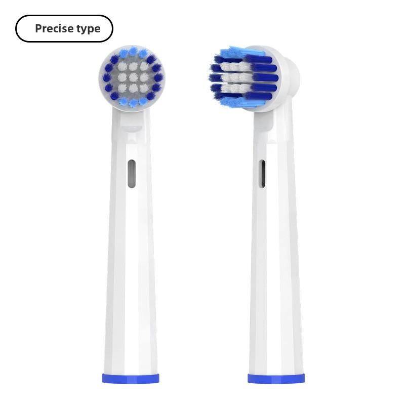 Odpowiedni do główki szczoteczki elektrycznej Oral B Oral-b Obrotowe Miedziane Włókna DuPont, Wysokie Zaokrąglenie Neutralna Wymienna Główka Szczoteczki