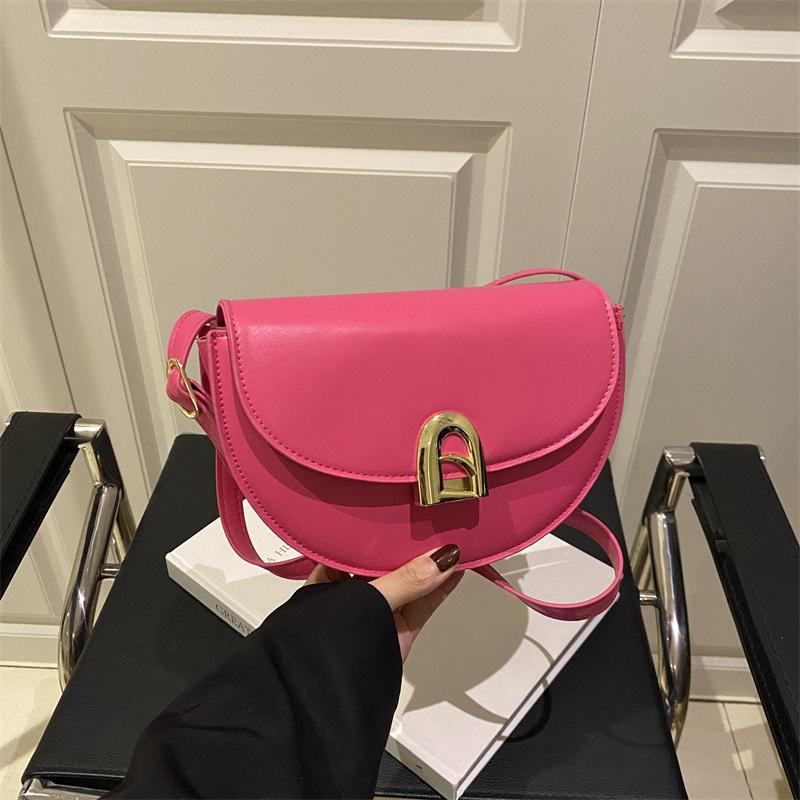 Retro Commuting Handbag Women High-end Saddle Bags Casual Versatile Single Shoulder Crossbody Bag For Daily Use CLE