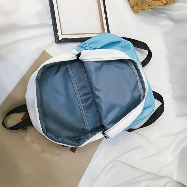 Schoolbag for Girls Backpack for Students Simple Vintage Canvas Backpack Graduated Color Versatile Campus Backpack