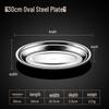 304 Stainless Steel Oval Serving Plate
