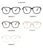Retro TR Large Frame Flat Lenses Men's Anti-Blue Light Glasses