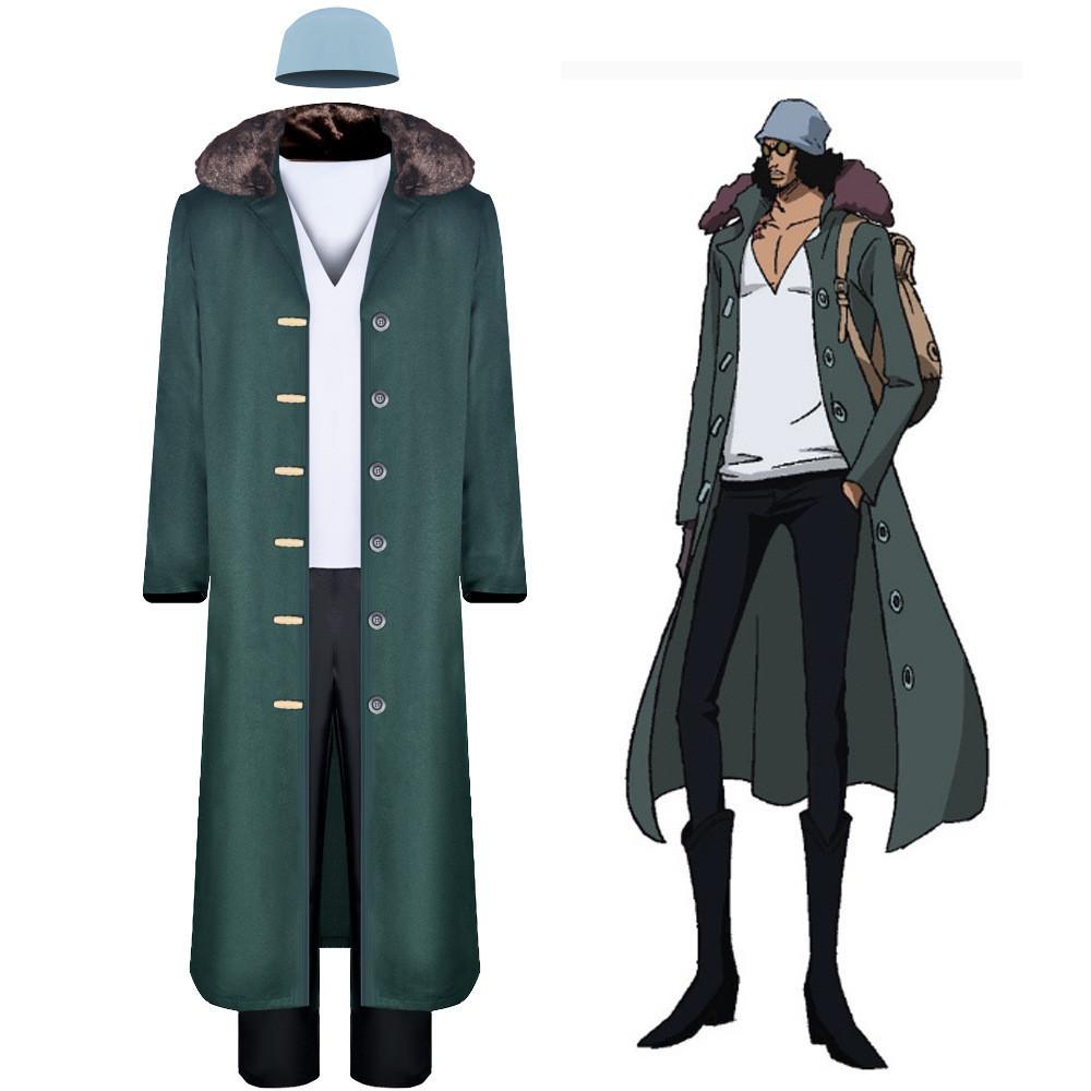 One Piece Kuzan Kostüm für Halloween-Party Cosplay-Events Anime-Convention