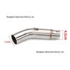Stainless Steel Mid-Pipe for Suzuki GSR750 Motorcycle Exhaust Modification
