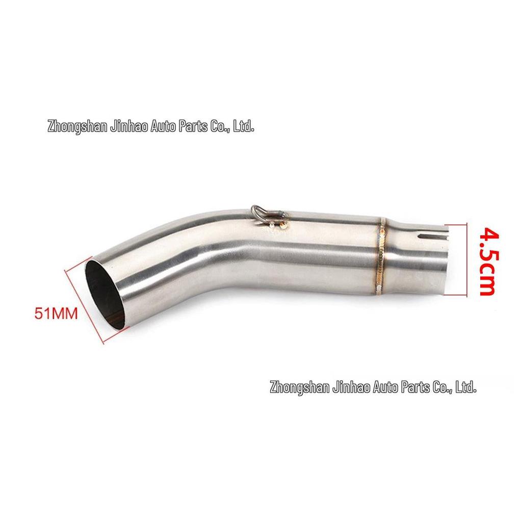 Stainless Steel Mid-Pipe for Suzuki GSR750 Motorcycle Exhaust Modification