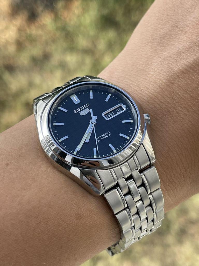 [USED] SEIKO Automatic Watch Black Dial