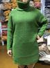 Women's Irregular Hem High Neck Pullover Long Sleeve Knit Sweater