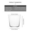 WK5803 CRISON Japanese style classical whiskey glass/Crystal glass cup/Old Fashioned cocktail 300ml