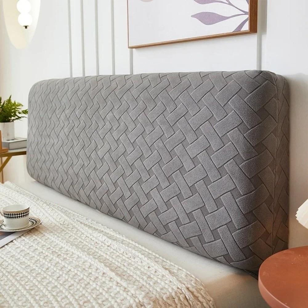 All Inclusive Bedhead Dust Cover Jacquard Bedhead Slipcovers Universal Bed Backrest Cover  Bedroom
