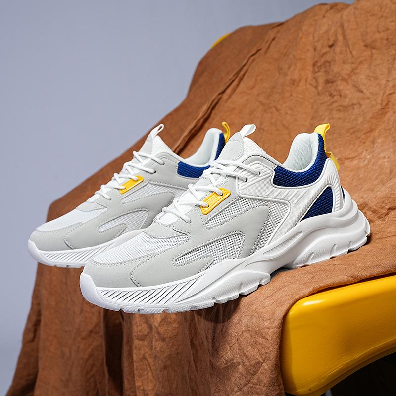 

Mesh men s shoes 2025 new casual shoes men s platform student dad shoes basketball sports shoes large size 48 48