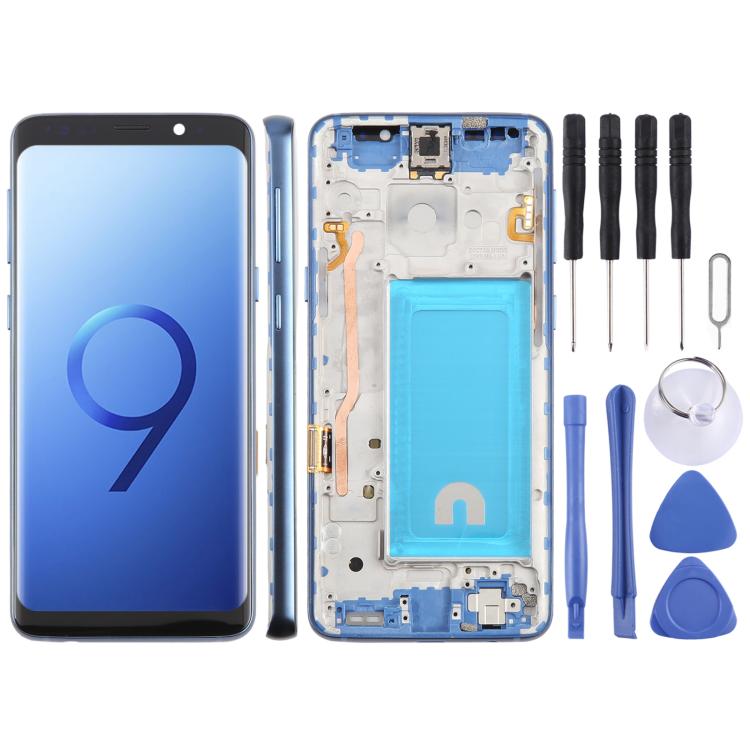 For Samsung Galaxy S9 SM-G960F 5.7 Inch TFT LCD Screen Digitizer Full Assembly with Frame
