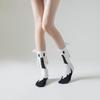 Halloween Socks Ghost Magnetic Grip Socks Cross-Border Amazon Cute Funny Bat Socks Mid-Leg Socks Cotton