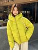 Women's Korean Style Hooded Cotton Jacket, 2026 Winter Short Loose Thickened Fashionable Warm Coat