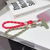 New Trendy Color Dopamine Plush Wrist Lanyard Mobile Phone Rope Anti-lost Water Cup Rope Mobile Phone Lanyard Pendant Rope