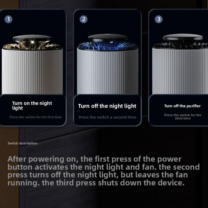 Neuer Luftreiniger entfernt Passivrauch und Haustier-Lufterfrischer in Mutter- und Säuglingsqualität