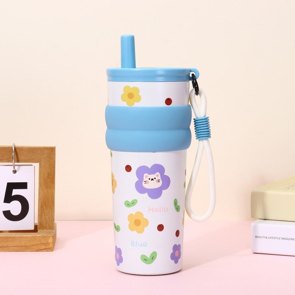 Large Capacity Thermos Water Bottle Stainless Steel Vacuum Cup Durable Insulation Cup  Travel