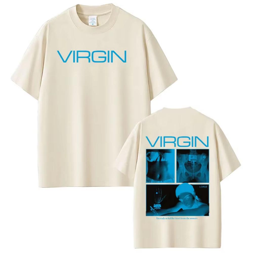 

Lorde Ultrasound World Tour 2026 Merch T-shirts Men Women Hip-hop T-shirt Summer Short Sleeve Cotton Loose Casual O-Neck T-shirt S разноцветный