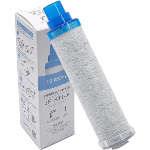 Genuine JF-K11-A Water Purifier Cartridge, 15+2 Substance Removal Type (1 Cartridge) - Replacement for JF-K11 Water Purifier Faucet.