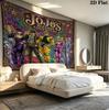 Jojos Bizarre Adventure Wall Tapestry Aesthetic Wall Hanging Printed Fabric Blanket Decorative Tapestries For Bedroom Living Room Home Decor