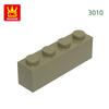 Non-Toxic 67Pcs/Lot 3010 1X4 Basic Building Blocks Moc Parts Compatible With Bricks Diy Children Toys Assembly Gift Storage Box