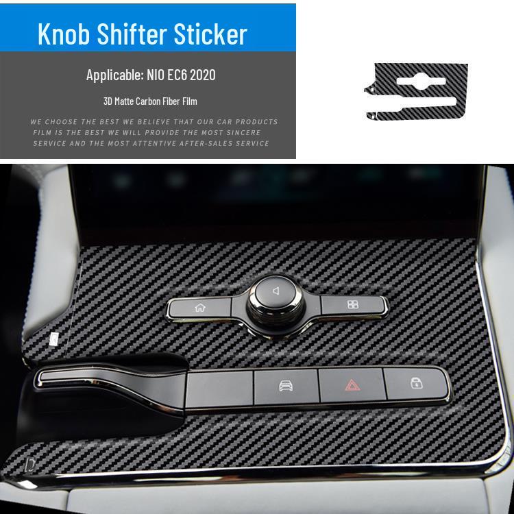 Compatible Nio ES8 (18-20) Carbon Fiber Gear Stickers for ES6/EC6 - Free Replacement If Damaged