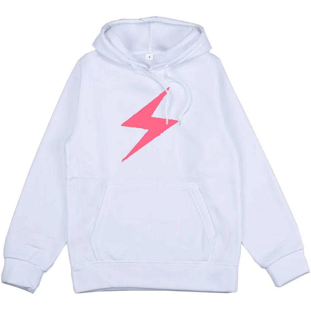 Pink Lightning Printing Hoodies Bruno APT Sweatshirts Song Women Pullovers Hooded Soft Warm Clothing