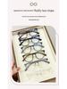 Women's TR90 Round Anti-Blue Light Ultralight Eyeglass Frames for Myopia