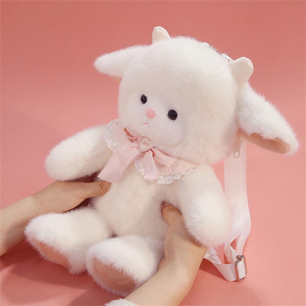 Cute Yumi Sheep Backpack Plush Toy Doll Girl Birthday Gift