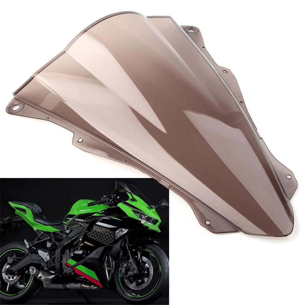 Motorcycle For Kawasaki Ninja ZX 25R  Windshield Windscreen Double Bubble ABS Wind Deflector