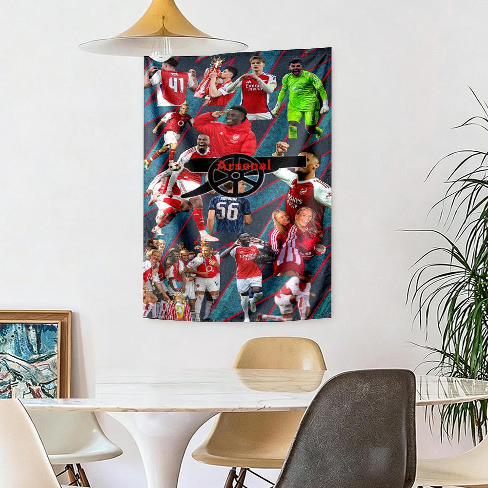Arsenal Wall Decor Tapestry Art For Pet Memorial Birthdaywedding Party Backdrop Family Gift