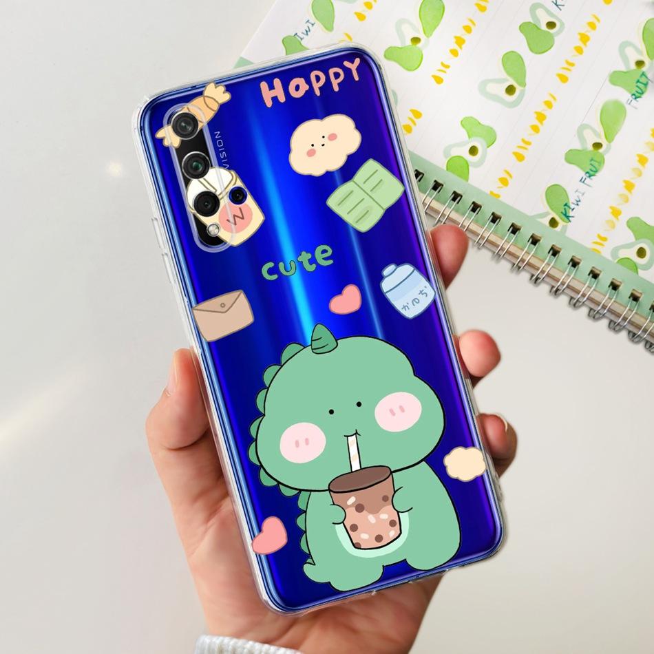 For Huawei Nova 5T Case Nova5T YAL-L21 YAL-L61 YAL-L71 Fashion Painted Soft Silicone TPU Slim Phone Back Cover