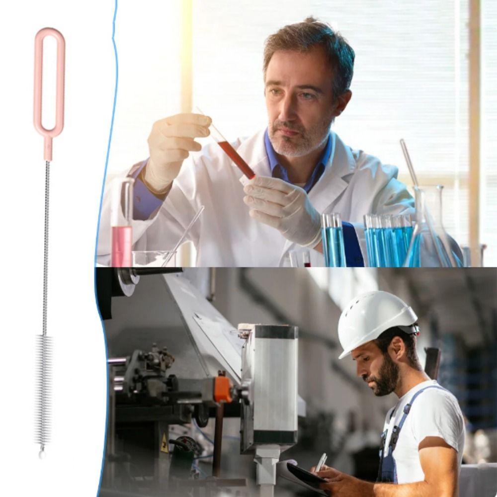 Household Bottle Cleaning Brush Nylon Hair Glass Test Tube Brush Straw Brush  for Cleaning