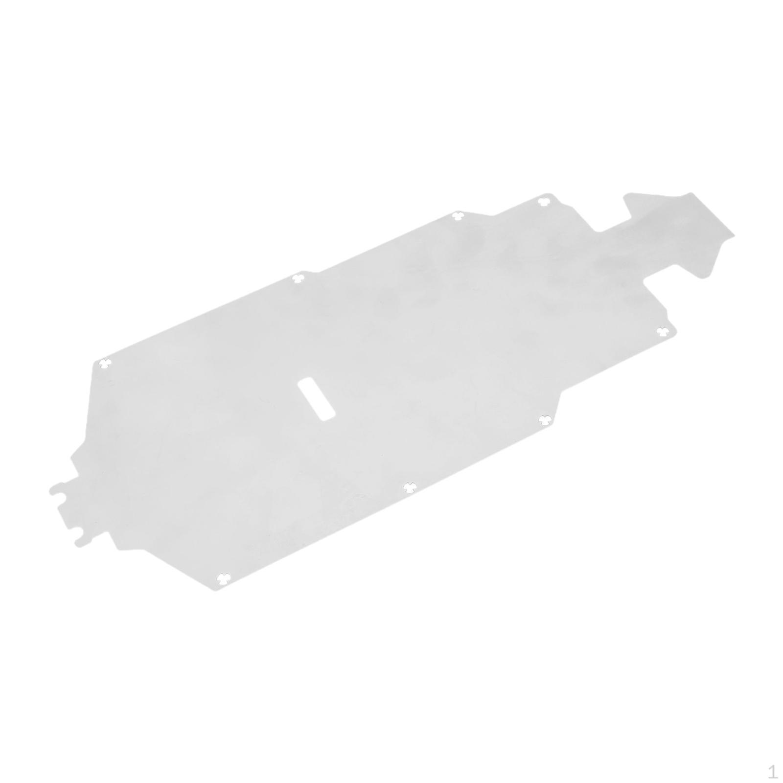 

Chassis Skid Plate Stainless Steel Bolt on Replacement for 1/7 RC Rally Car Simple Assembly