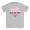 Poland Flag And Lion Wings Tshirt Hippie T Shirts Short Sleeve Classic Tops Summer Cotton O Neck Plus Size Clothing