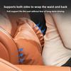 HQZQB1 Luxury Nappa Leather Car Neck Pillow and Seat Pillow Soft Car Headrest Waist Pillow Seat Accessories Car Headrest and Lumbar Set