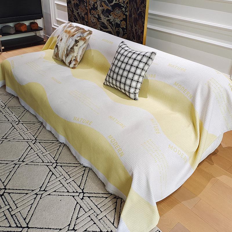 Полотенце для дивана с геометрическим узором — фото 27