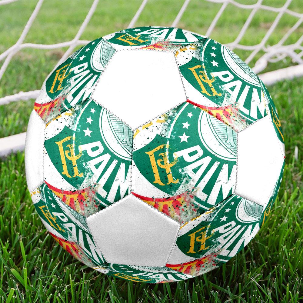 SE Palmeiras football club Pallone da Calcio Indoor Misura 5 Colorato Cucito a Macchina PVC Pronto per la Competizione Resistente Alta Rimbalzabilità