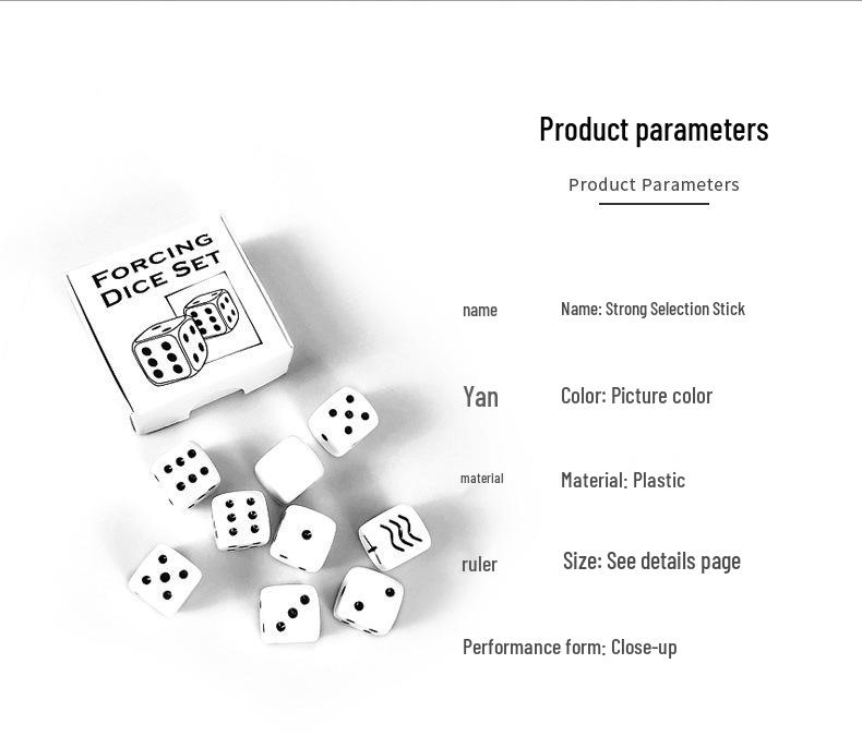 Mind ESP Force Dice Set: Magic Props for Close-Up Magic and Nails Tap Tricks