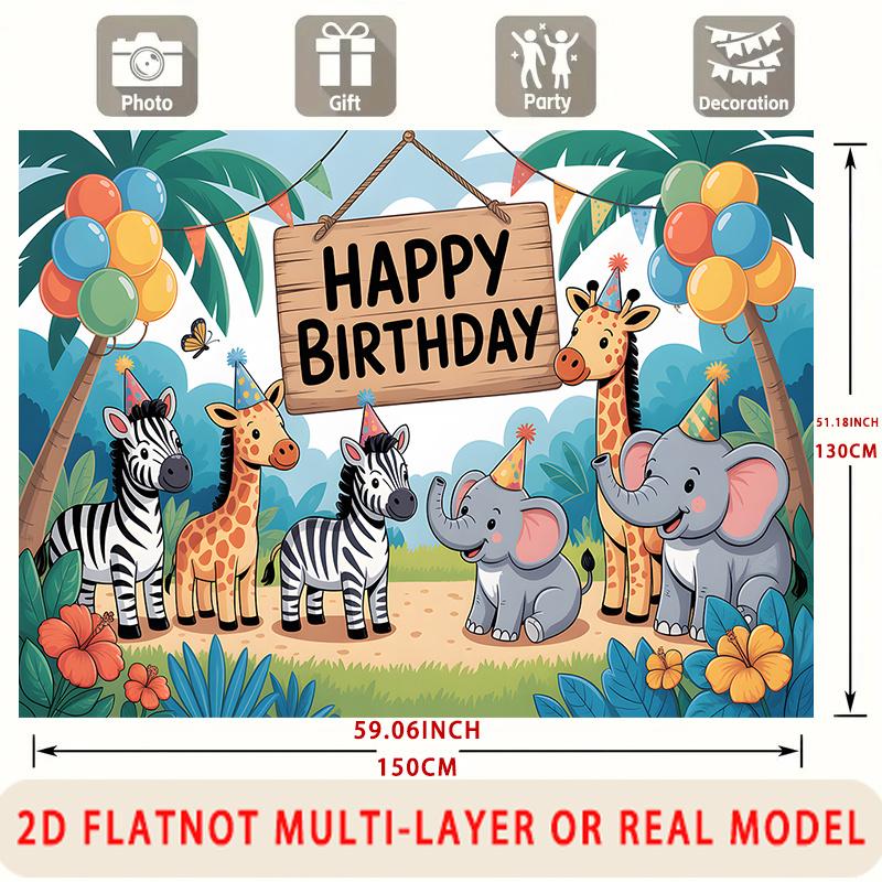 Party Backdrop Birthday Photo Booth Background Wall Decor